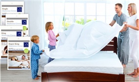 Waterproof Mattress Cover in 4 Sizes