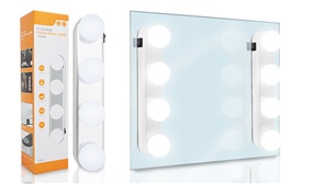 Pack of 1 or 2 Four LED Bulb Vanity Mirror Lights