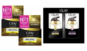 Olay Total Effects Anti-Wrinkle Anti-Ageing Day and Night Cream Bundles