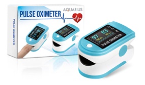 Professional Aquarius Fingertip Pulse Oximeter in 2 Colours