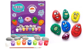 Kids Pebble Painting Set- Suitable for Ages 6+