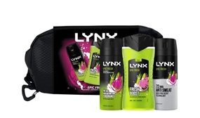 Lynx Epic Fresh Trio Gift Set with Washbag For Men (1, 2, 3, 4 pk)