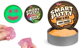 Tobar Kids Smart Putty - UV Reactive, Sparkling & More