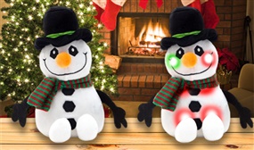 Light Up Plush Snowman