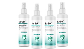 4 Pack of SurSol™ 50ml Hand Sanitiser Spray