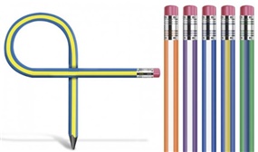 Flexible Doodle Pencils (Pack of 5)