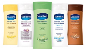 Pack of 3 Vaseline Intensive Care Body Lotions