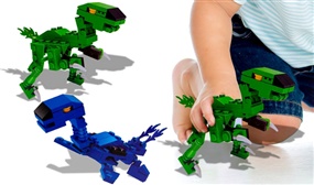 Kids DIY 68 Piece Dinosaur Figure - Ages 6+