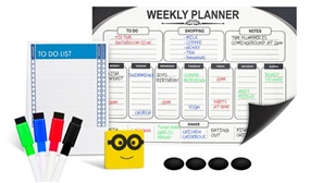 Weekly Planner Whiteboard With Accessories