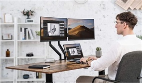 Single or Dual Arm Monitor Mount