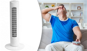Smart Wi-Fi Google Home & Alexa Enabled Tower Fan