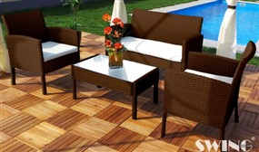 PRICE DROP: €199.99 for a 4 Swing & Harmonie® Rio Rattan Garden Furniture