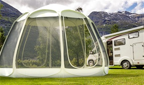 SUMMER PRICE DROP: 2-in-1 Pop-Up Mesh Pavilion - Insect & Rain Protection