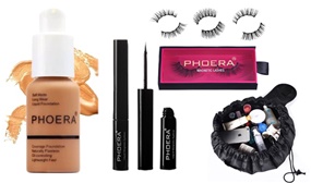  Phoera Foundation, Magnetic lashes/liner and Make Up Bundle
