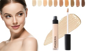 Phoera Full Coverage Liquid Concealer in 10 Shades - Great for Under Eyes