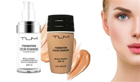 TLM Colour Changing Foundation - Adjusts to Your Skin Tone (1, 2, or 3 Packs)