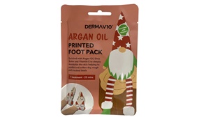 Christmas Derma V10 Argan Oil, Shea Butter and Vitamin E Foot Mask - 1 or 3 Pack