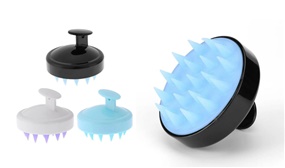 Silicone Scalp Massaging Shampoo Brush