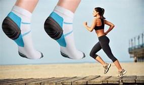 Ankle Compression Plantar Socks- Relieves Ankle/Arch Pain