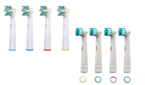 Oral B Compatible Electric Toothbrush Heads 4 Pack