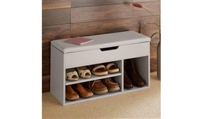 Large Malmo Shoe Storage Bench - 2 Colours with free delivery 