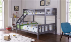 Solid Pine Triple Bunk Bed with Head & Footend