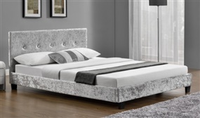 Prado Crushed Velvet Double Bed