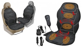 Heated Massage Cushion & Remote Control for your Car or Home