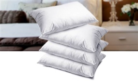4 or 8 Pack of Super Bounce Back Hollow Fibre Pillows
