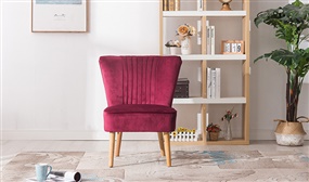 Modern Velvet Upholstered Dining Chair