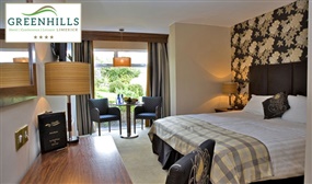 1, 2 or 3 Nights B&B for 2 with Late Check-out & more at the The Greenhills Hotel, Limerick