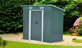 CLEARANCE SALE: Garden Metal Shed - Maintenance Free for Many Years