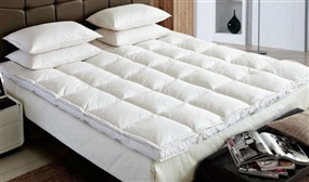 Luxury Goose / Duck Down Mattress Toppers in 4 Sizes