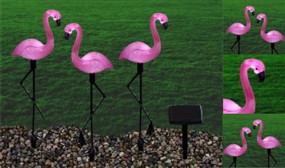 Pink Flamingo Solar Stake Lights