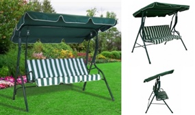 CLEARANCE SALE: Garden Patio Swing Chair 3 Seater