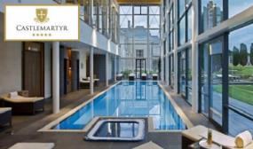 Luxury 1 Night Stay in a Deluxe Room for 2 with Spa Credit at the 5-star Castlemartyr Resort, Cork