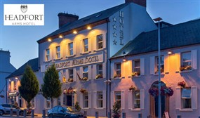 1 , 2 or 3 Nights B&B for 2, a 2-Course Meal with Bubbly & more at Headfort Arms Hotel