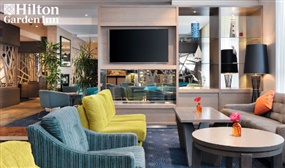 1, 2 or 3 Nights B&B for 2 with a Bottle of Wine & Late Checkout at the Hilton Garden Inn Dublin