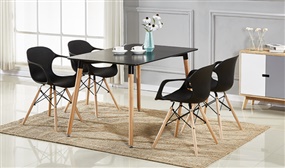 1, 2 or 4 New York Dining Armchairs - 5 Colours 