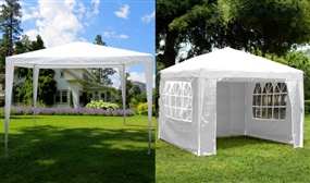 3m x 3m Garden Gazebos With or Without Sides