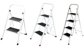 Home Vida 2, 3 or 4 Step Ladder With Anti-Slip Mat