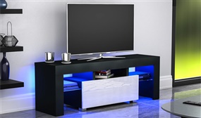 Luna 1 Drawer LED TV Unit in 7 Colours 