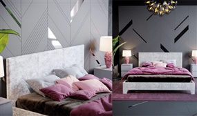 Victoria Double or King Sized Bed in Various Colours