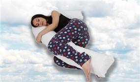 Giant L-Shaped Anti-Allergenic Support Pillow