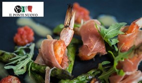 2 or 3 course meal with wine for 2 at Il Ponte Nuovo, Lucan