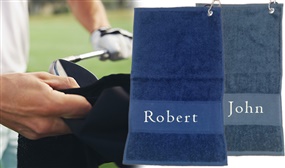 Personalized Golf Towel - Perfect for the golf fanatic in your family 