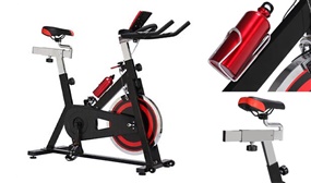 Commercial Exercise Flywheel Spin Bike - Gym Quality Spinning at Home