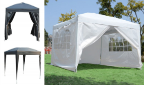 Pop Up Gazebo Marquee (2x2m or 3x3m) in a Range of Colours