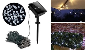 Solar Powered LED String Lights - Perfect for Outdoor Areas
