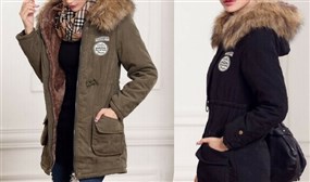 Ladies Faux Fur Lined Parka Coats in 5 Colours 